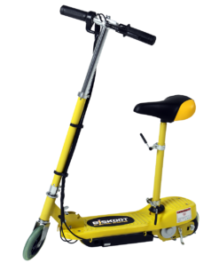 yellow scooter