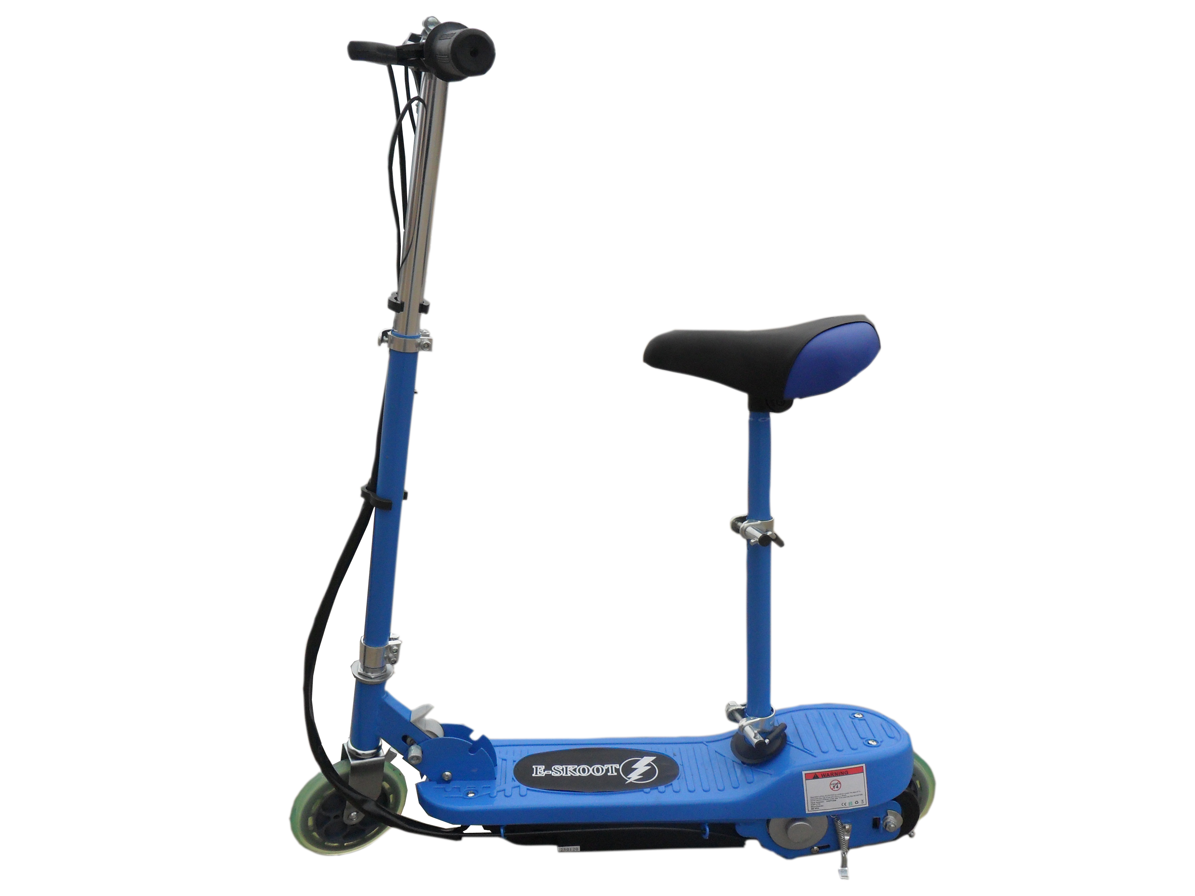 Blue Electric Scooter with Removable Seat Electrical Scooters