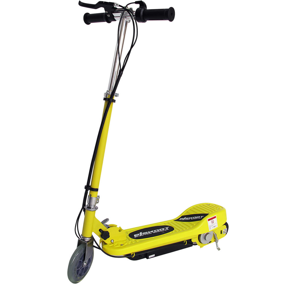 Yellow Electric Scooter by eSkooter Kids E Scooter Free UK Delivery