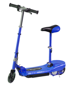 blue scooter