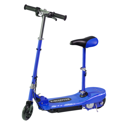 blue scooter