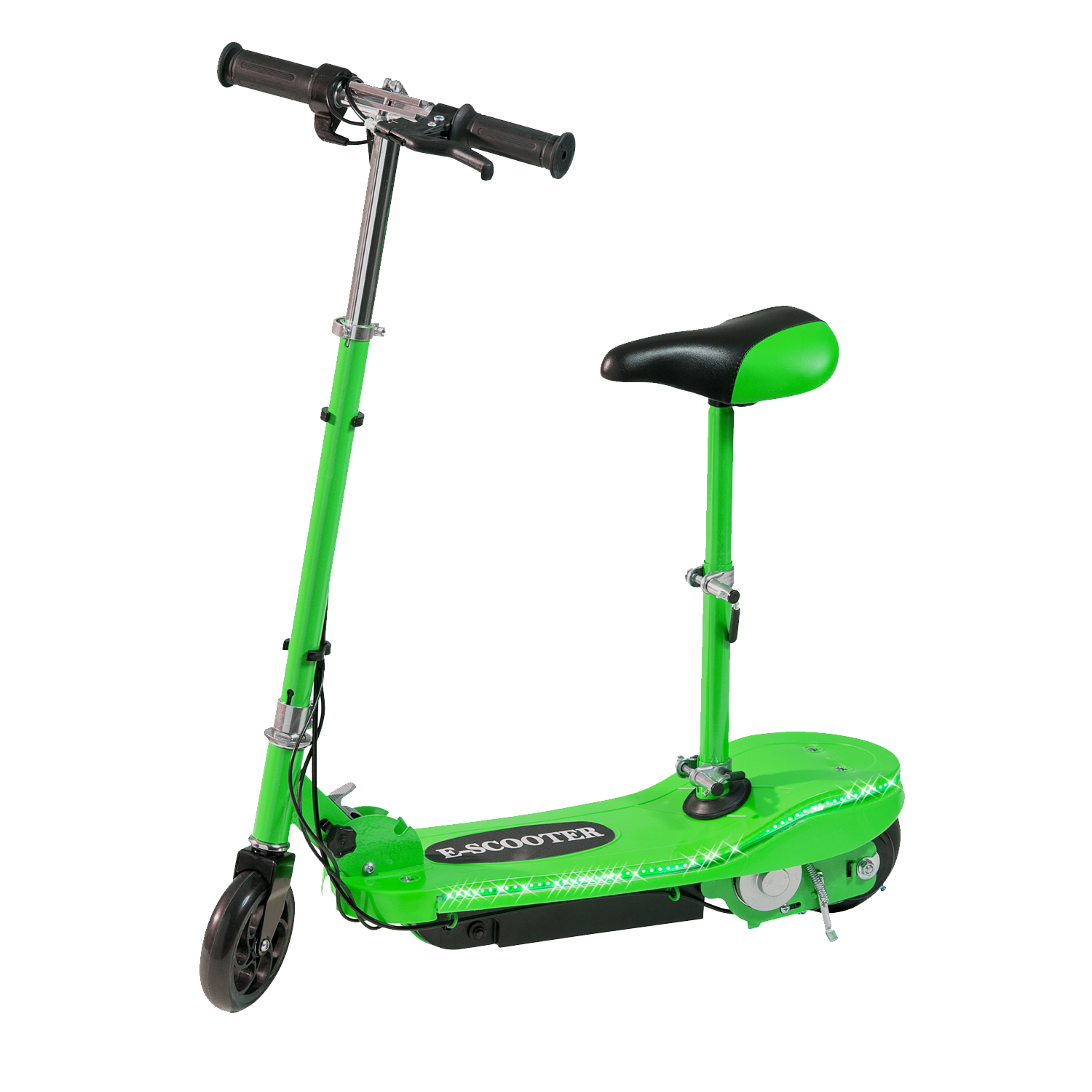 LED green scooter