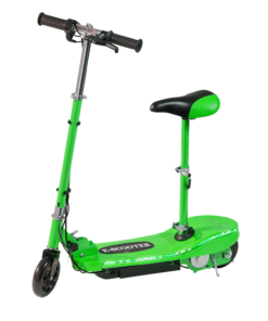 green scooter